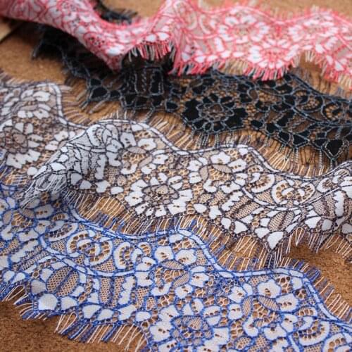 Exquisite Two-color Export Bone Line High-quality Eyelashes Lace DIY Clothing Skirt Hat Decoration Home Accessories RS3208