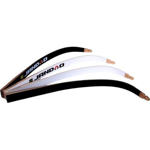 70 Inches 18-42lbs Recurve Bow Limbs Black/White Entry-Level Bow Practice for Beginner Hunting Shooting