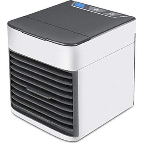 Mini Air Conditioner Portable Air Cooler Home 7 Colors LED USB Personal Space Cooler Fan Air Cooling Fan Rechargeable Fan Desk