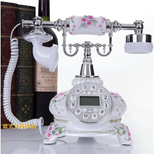 Fashion retro European Garden antique telephone telephone phone home landline phone ringing tones home Dial number