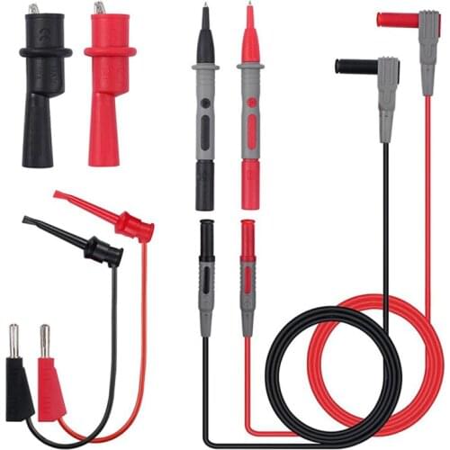 QHTITEC Multimeter Test Leads Set Probe Test Rod Multi-function Combination Test Multimeter accessory Lead Probe Test Wire Kit