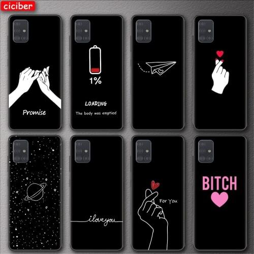 Love Heart For Samsung Galaxy S21 A51 S20 S10 S9 S8 Plus Ultra S10e A50 A71 A70 A20E A40 NOTE 20 10 9 8 Plus Soft TPU Phone Case