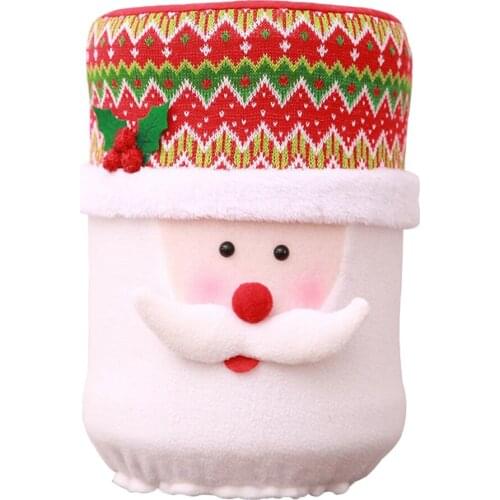 Pack of 1 Christmas Cover Water Dispenser Bucket Slipcover Holiday Party