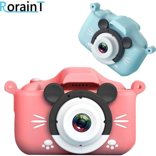 New Children Camera Digital Camera 2" HD Cartoon Kids Camera Toy Birthday Gift Childrens Educational Toys Camera For Girl boy