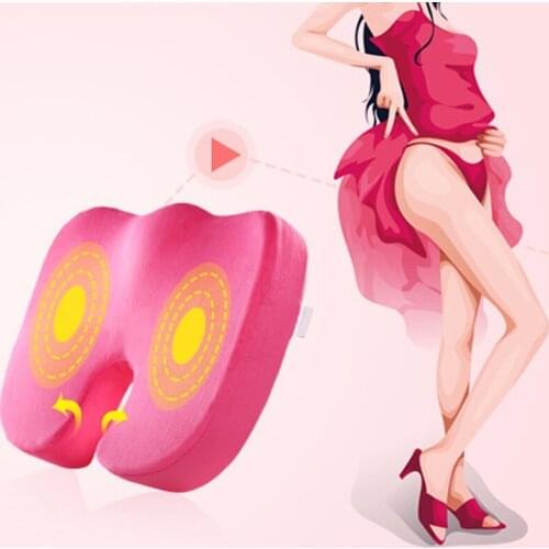 Coccyx Orthopedic Memory Foam Seat Cushion for Chair Car Office Home Bottom Seats Massage Cushion