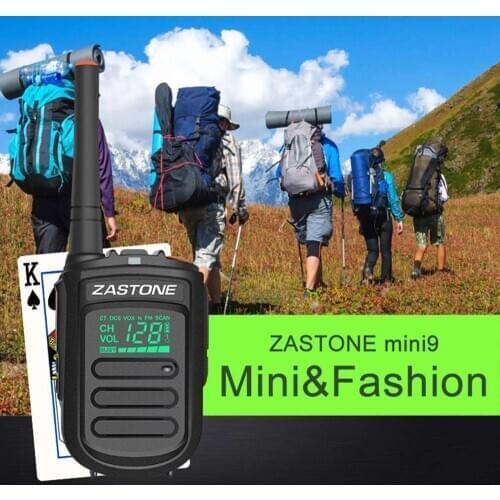 Portable Walkie-Talkie Adult Radio Dual-Use Rechargeable Long-Distance Two-Way Radio Mini CampingHiking Micro USB Charging biack