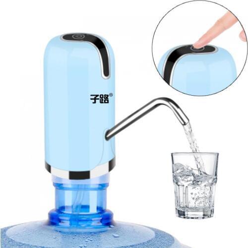 Portable Mini Touch Wireless Rechargeable Electric Dispenser Water Pump with USB Cable for 4.5L - 18.9L Barrelled Water