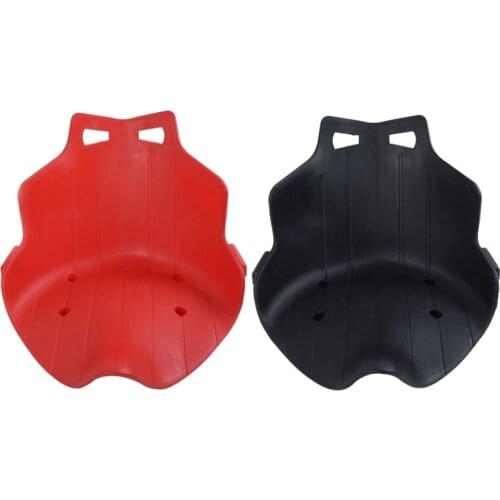 2PCS Seat for Kart Hoverboard Seat Attachment Kart Accessories Adults Kids Electric Self Balancing Scooter, Red & Black