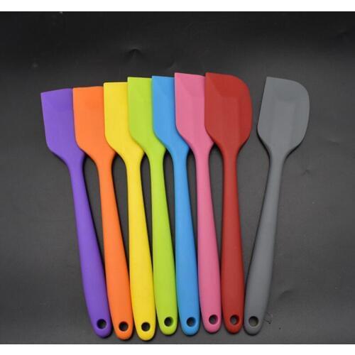 Silicone Spatula Batter 21cm Scraper Non-stick Rubber Cake Spatula for Cooking Baking Heat Resistant Cake Tools LX6000