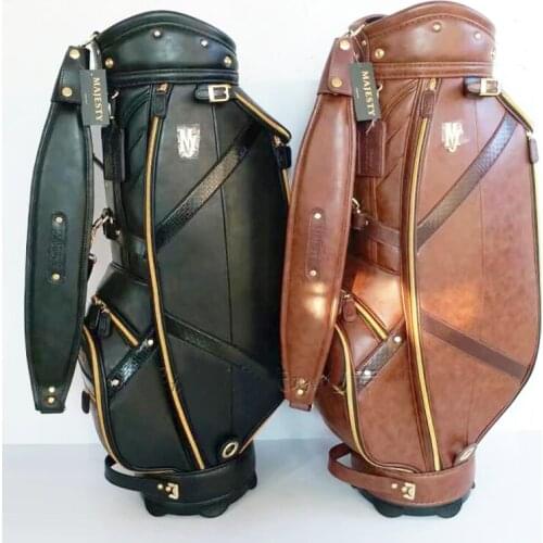 New Majesty Golf staff bag High quality Golf bag black/brown colors in choice 9.5 inch Golf cart bag