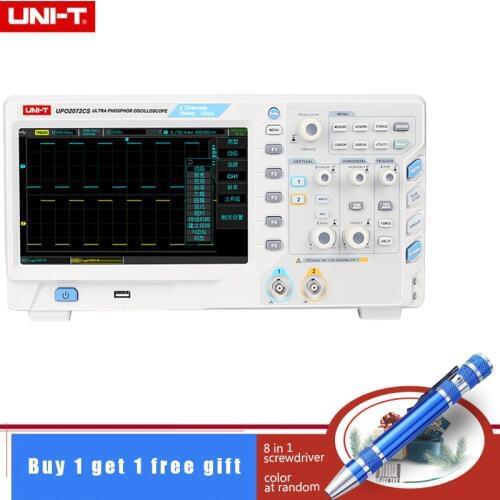 UNI-T UPO2072CS/UPO2074CS/UPO2102CS/UPO2104CS Digital Phosphor Oscilloscope 2 Channels 70MHz Bandwidth 1GS/s 50,000wfms/s