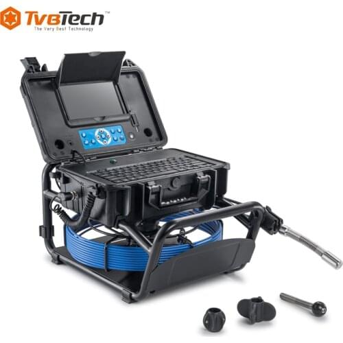 TvbTech SONY CCD Best Selling Plumbing Drain Video Endoscope Industrial Borescope Inspection Camera with Self-Leveling and 512HZ