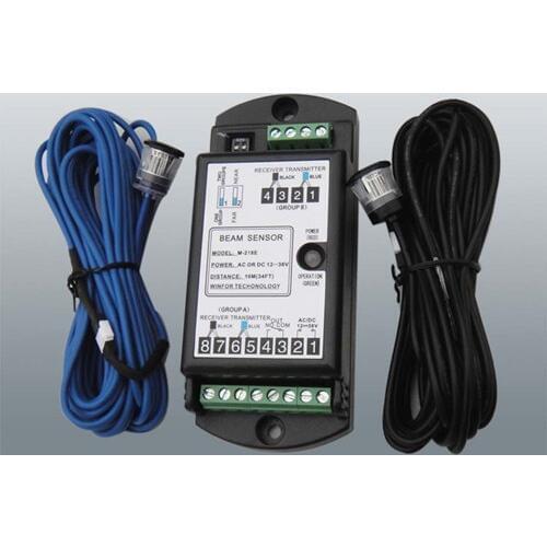 10 M range secure Beam relay output sensor for automatic doors/ Sensor beam/ secure beam