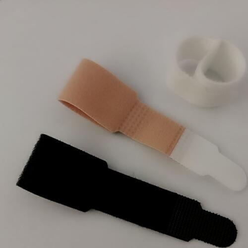 10 Pcs/lot Fabric Toe Finger Straightener Hammer Toe Corrector Bandage Toe Separator Splint Wraps Broken Toe Care