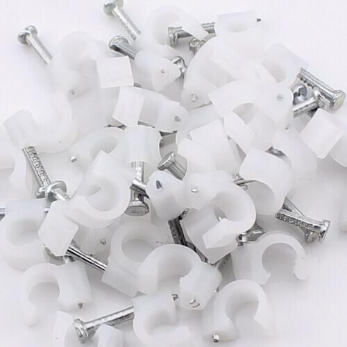 1000pcs/lot SYWV75-5 TV Line clamp U-shape pin line card