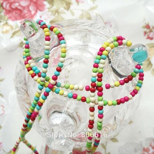 2.5MM (400Pcs=2strands)/Pack Colorful Natural Semi-precious Loose Stone Jewelry Beads