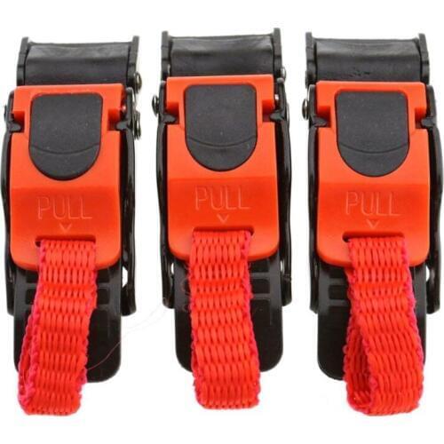 3Pcs Motorcycle Bike Helmet Chin Strap Speed Sewing Clip Quick Release Buckle Universal Lock