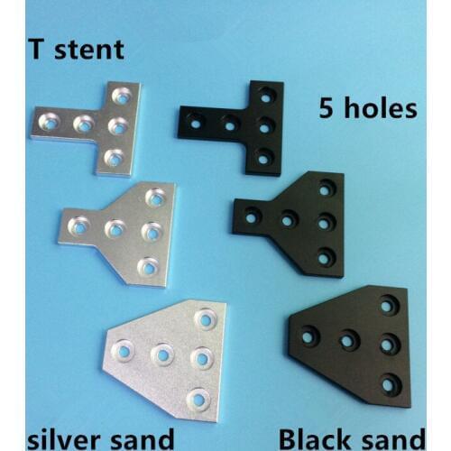 3D printer accessories 2020 aluminum profile T-connector 2020 corner bracket connecting strip aluminum bracket