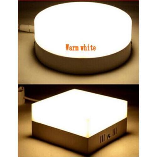 Free Shipping 1pc 24W LED Ceiling Light Surface Mounted LED Down Panel Light Warm White/Cold White High Lumens LED indoor Light