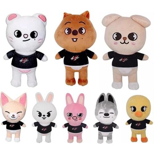 Stray Kids Skzoo Plush Toys Cartoon Stuffed Animal Plushies Doll Kawaii JYP Entertainment Companion for Adults Fans Cute doll