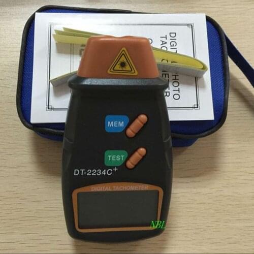 Newest! Digital Laser Tachometer Range From 2.5 To 100,000 RPM LCD Display Tachometer Automatic High Resolution Free Shipping