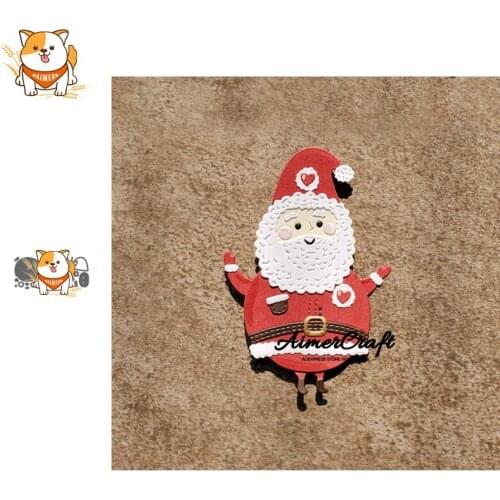 Santa Claus Christmas Metal Cutting Dies Scrapbooking Stencil Decorative Embossing Craft Die Cuts Card Making New Dies For 2019