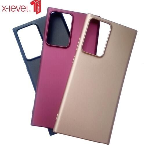 For Samsung Galaxy Note 20 Ultra Case X-Level Ultra Thin Soft TPU Silicone Matte Back Cover Case Drop Shipping чехол