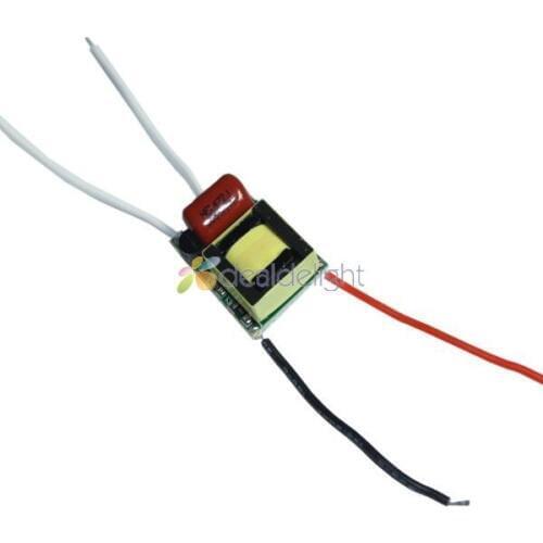 5pcs/lot 4W 4X1W Dimmable Driver AC220V To DC12V 300mA 50/60Hz For LED Spotlight Blub Brightness Adjust