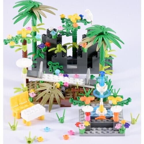 City Sets Sale Toys For Children Educational Creactor MOC Bricks Tables Chairs Accessories Parts City Compatible Building Blocks