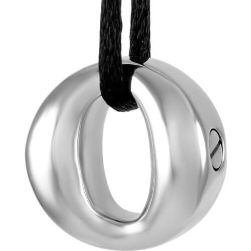 IJD9284 Stainless Steel Cremation Necklace Urn Holder for Pet Human Keepsake Memorial Ashes Jewelry for Ashes