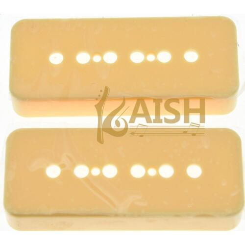 KAISH Set of 2 Plastic LP Soap bar Guitar Pickup Covers P90 Cover fits LP