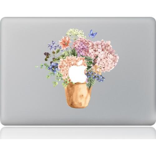 Oil painting style ceramic vase Vinyl Decal Sticker for DIY Macbook Pro / Air 11 13 15 Inch Laptop Case Cover Sticker