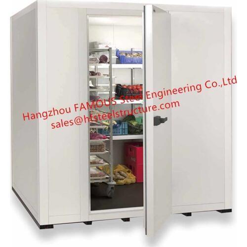 Commercial/Industrial PU Panel Cold Room Walk-in Freezer Room For Storage Meat Seafood And Fruit