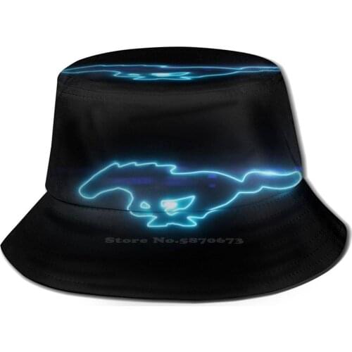 Korean Caps Funny Beach Bucket Hats Supercar Hypercar Suv Sports Car Logo America Usa