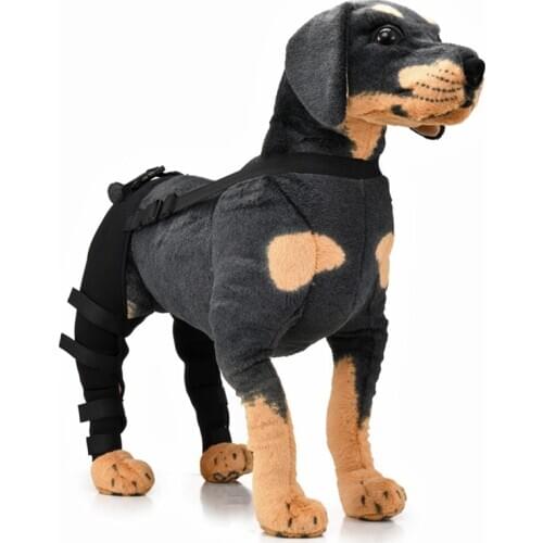 Dog Knee Pads Support Brace for Leg Hock Joint Wrap Breathable Injury Recover Protecting Legs Dog Prevention Hurt Dog Accessorie