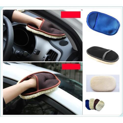 Car interior cleaning gloves motorcycle care waxing rag Accessories for Ford Mad Evos Stealth Start iosis F-450 Verve