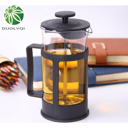 Plastic French Presses Pot Coffee Maker Filter Coffee Pot Household Moka Coffee Machine Coffee Pot Percolator Tool 350ml