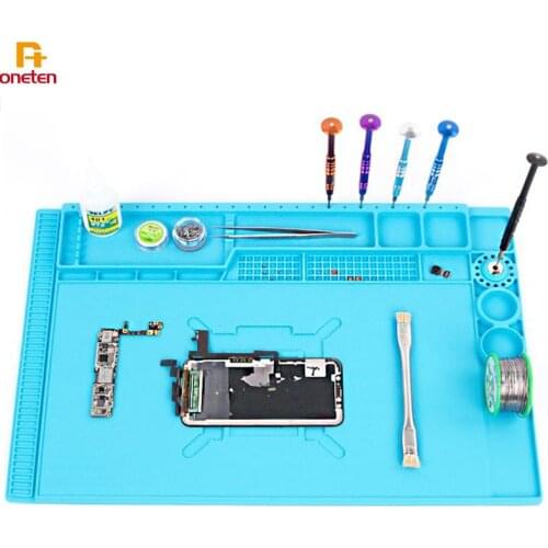 Sunshine Repair Work Table Insulation Static Station High Temperature Resistance Hot Iron Magnetic For phone pad Mobile phone