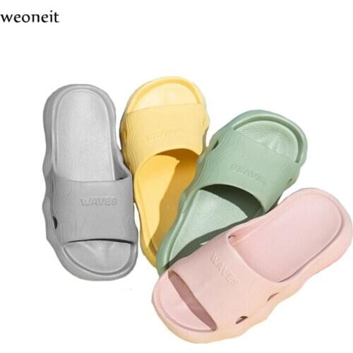 Weoneit Kids Girls Boys 5 Colors Family Slippers Summer Sandals Children Soft Sole Water Shoes Beach Bath Flip Flops for Kids