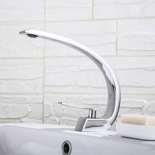 LASO Washbasin basin faucet hot and cold square basin faucet Chrome Faucet Sink Mixer Tap Vanity Water mixer tap Bathroom Faucet