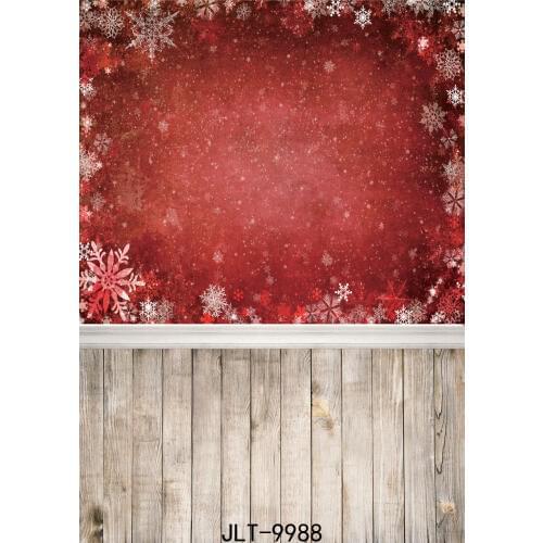 Merry Christmas!Wooden Floor Photographic Background Snowing Christmas Baby Shower Backdrops Vinyl Backgrounds for Photo Studio