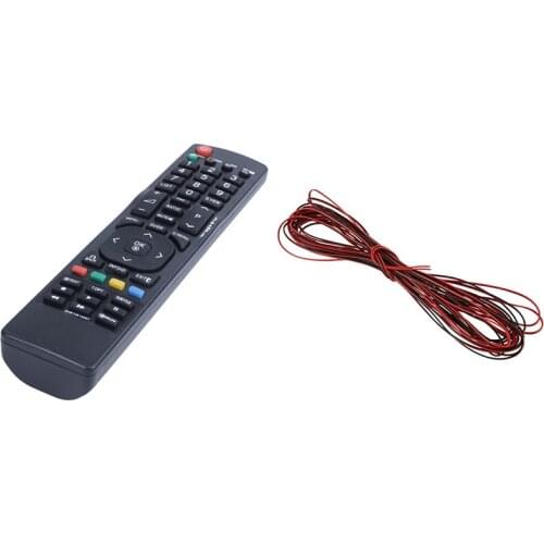 1 Pcs Replacement Remote Control & 1 Pcs 22 Gauge 15M Red Black Zip Wire AWG Cable Power Ground Stranded Copper Car
