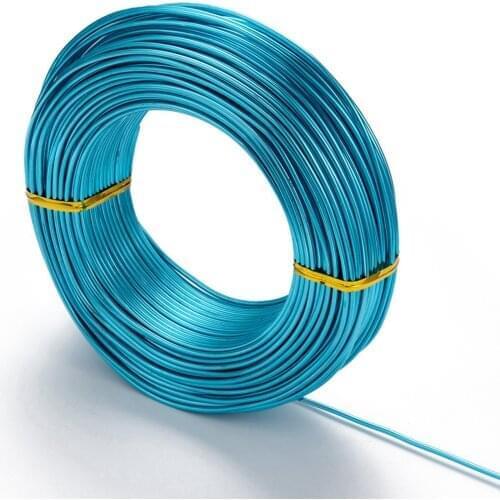 2mm Oxidation Color Aluminum Steel Bike Crafts Decoration Modeling DIY Material Soft Aluminum Wire Ornament Accessories