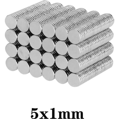 50~3000pcs 5x1 mm Mini Small Circular Magnets 5mmx1mm N35 Neodymium Magnet strong Dia 5x1mm Permanent NdFeB Magnets Disc 5*1 mm