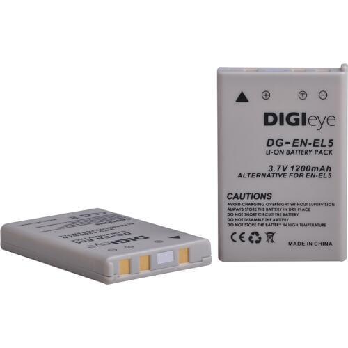 3.7V 1200mAh EN-EL5 ENEL5 Battery for Nikon Coolpix P3 P4 P90 P80 P100 P500 P510 P520 P530 P5000 P6000 S10 Digital Camera