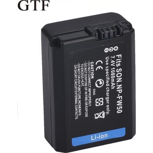 GTF 7.4V Digital camera battery NP-FW50 battery For Canon EOS 5D Mark III 7D 5D2 60D 6D 70D 80D 5D4 5DS 7D2 5DR Battery Pack