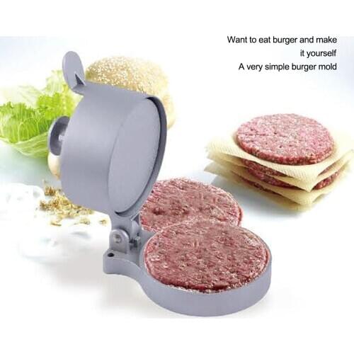 Aluminum Alloy Kitchen Hamburger Meat Press Tool Burger patty maker beef patty Makers Mold Hamburger Press Burger Maker tools