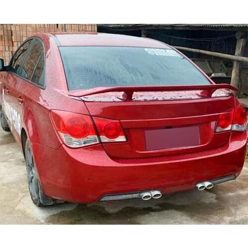 CEYUSOT For Universal GT Spoiler Wing Chevrolet Cruze ABS Material Plastic Sedan Auto Trunk Black Tail FIN Accessories Body Kit