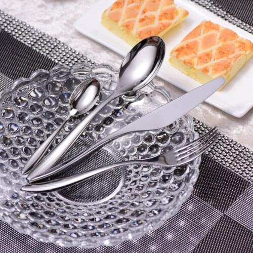 Nordic Stainless Steel Reusable Golden Cutlery Set Fork Knife Travel Portable Gold Cutlery Case Worthbuy Dinnerware BK50DC