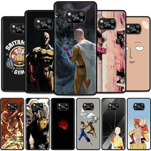 Bleach One Punch Man Case for XiaoMi Poco X3 Pro X3NFC M3 F1 F3 Mi 9 10T 9T Note 10 10T Pro A2 Lite 11 CC9 Cell Phone Cover